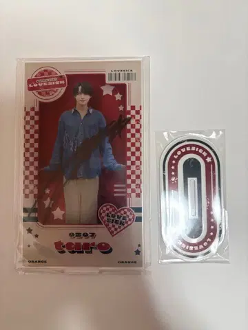 하와이 러브식 JUNON 복권 타로 친필 사인 아크릴 스탠드