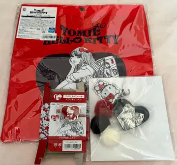 애니마이 복권 토미에 x 헬로키티 키링 토트백 아크릴 핀즈
