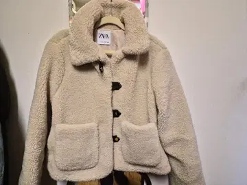 ZARA 베이지 보아 자켓