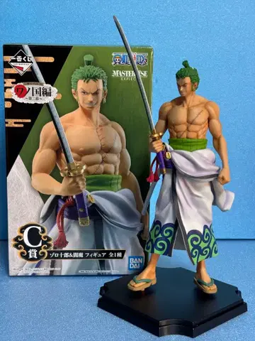 제일복권 원피스 와노쿠니편 제2막 C상 조로쥬로 & 염마 피규어
