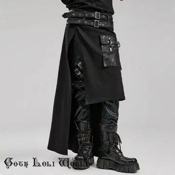 펑크 락 커버 스커트 고딕 비주얼계
