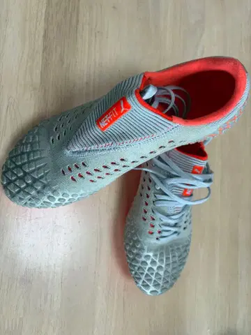 PUMA NETFIT 축구화 그레이/오렌지