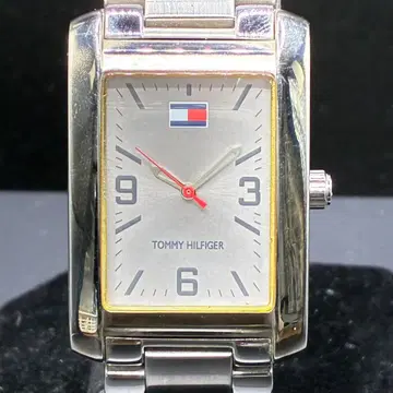 배터리 교환 완료 타미힐피거 QZ 스퀘어 남성용 여성용 손목시계