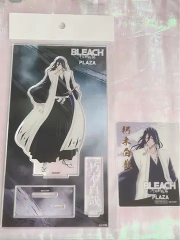 BLEACH 쿠치키 뱌쿠야 아크릴 스탠드 로프트 특전 클리어 카드