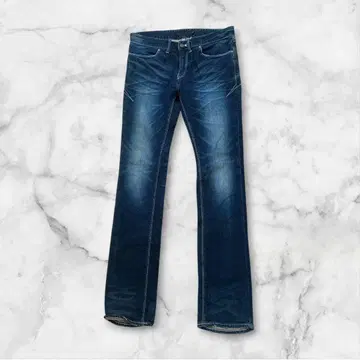 FUGA 입체 수염 가공 스트레치 데님 팬츠 46(M)