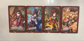 원신 포토 카드 리오세슬리 클로린데 치오리 나비아