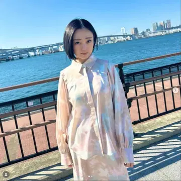 Torico 트리코 밀키 뉘앙스 셔츠/롱 스커트 셋업