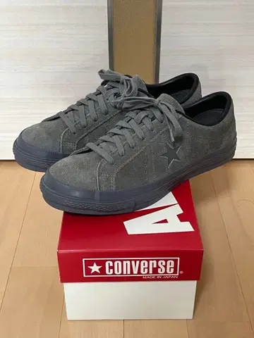컨버스 원스타 J 스웨이드 그레이 25.5