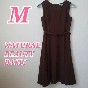 NATURAL BEAUTY BASIC M 민소매 원피스 다크 브라운