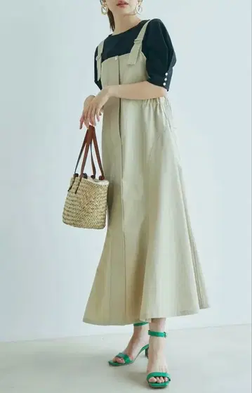 VIS x OUTDOOR [발수] 머메이드 오버롤 스커트