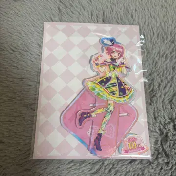 프리파라 한국 한정판 10주년 아크릴 스탠드 홀로그램 레오나 3