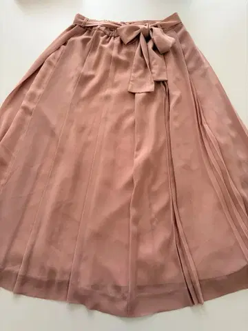 Apuweiser-riche 핑크 플리츠 스커트 사이즈 2