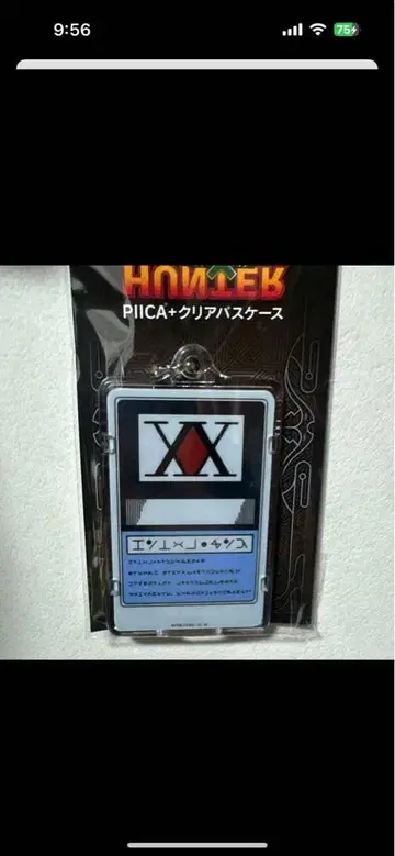 2개 세트 HUNTER x HUNTER PIICA 클리어 패스 케이스