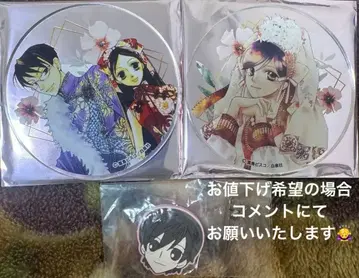 오란고교 호스트부 아크릴 코스터 헤어 클립 오오토리 쿄야 후지오카 하루히