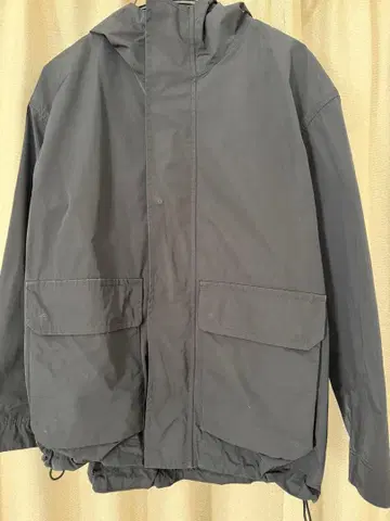 유니클로 플러스 J 오버 사이즈 마운틴 후드티 S 블랙