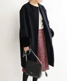 La TOTALITE 코쿤 코트 네이비 36 사이즈