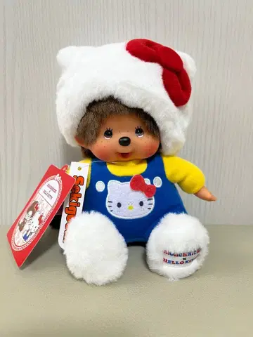 세키구치 몽치치 x 헬로키티 봉제 인형