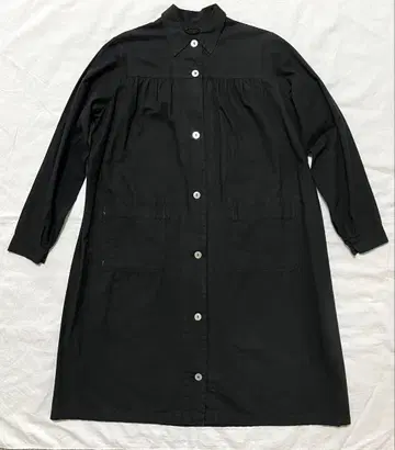 스웨덴군 호스피탈 코트 후염 블랙