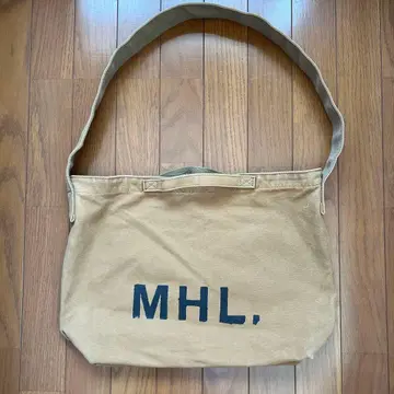 MHL. 베이지 토트백