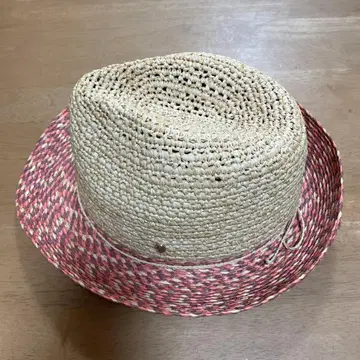 헬렌 카민스키 베이지 핑크 밀짚모자