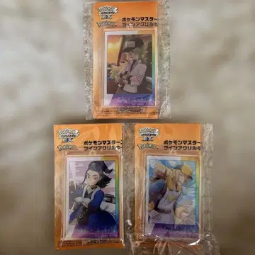 포켓몬 마스터즈EX 트윈 아크릴 키링 총 6종