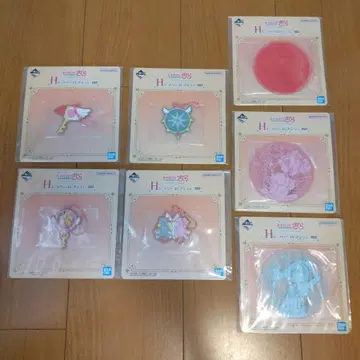제일복권 카드캡터 사쿠라 H상 러버 컬렉션 세트