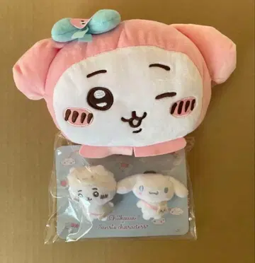 치이카와 산리오 시나모롤 봉제 인형 브로치 마이멜로디