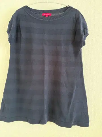 모카신 네이비 A라인 상의