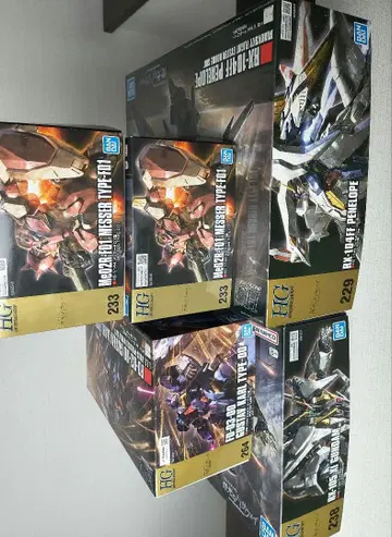 HG 크시 건담 페넬로페 등 5개 세트 섬광의 하사웨이