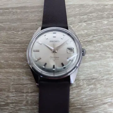 SEIKO 스포츠맨 수동 와인딩 시계 실버