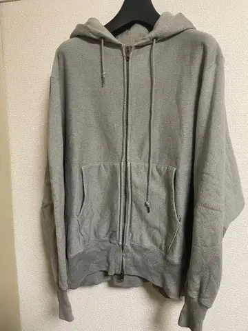 AUBERGE Champ 오베르쥬 챔프 그레이 풀 집업 후드티