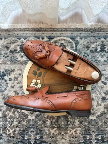 REGAL 브라운 태슬 로퍼 윙팁 25.5cm