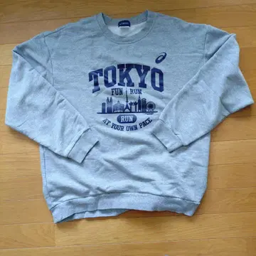 ASICS 레거시 하프 마라톤 트레이닝복 맨투맨 XL