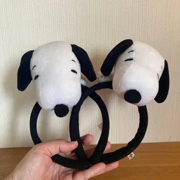 유니버셜 스누피 머리띠 2개 세트