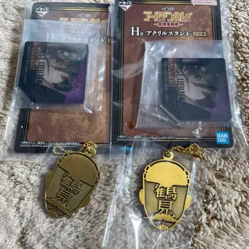 골든 카무이 제일복권 아크릴 스탠드 메탈 참 츠루미 4종 세트