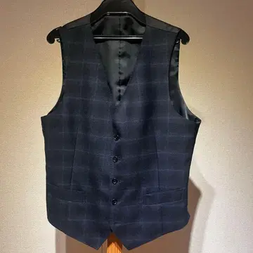 B:MING by beams 남성용 체크 수트 베스트