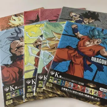 제일복권 드래곤볼 K상 신규 일러스트 클리어 파일 손오공 히스토리