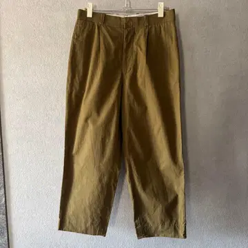 YAECA 치노 트라우저스 턱 테이퍼드