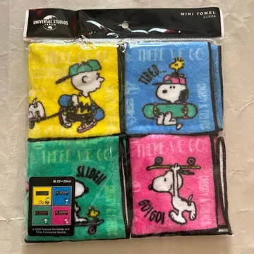 스누피 유니버셜 미니 타월