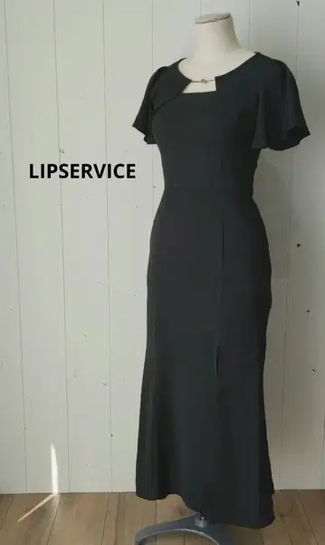 립서비스 LIPSERVICE 슬릿 머메이드 원피스 세트 블랙