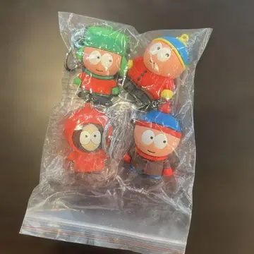 미사용 새상품 사우스 파크 3D 아크릴 키링 4개 세트