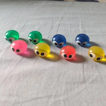 뿌요뿌요 컬러풀 미니 밴딩 피규어 8개