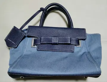 [새상품급] Samantha Thavasa 토트백 네이비/데님