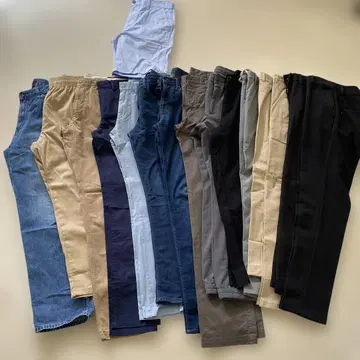 유니클로 남성 바지 모음 (카고, 치노, 데님, 유즈드샵 시작하시는 분)