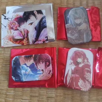 새벽의 연화 새벽의 연화전 아크릴 카드 캔뱃지 묶음 판매 연화 학 제노