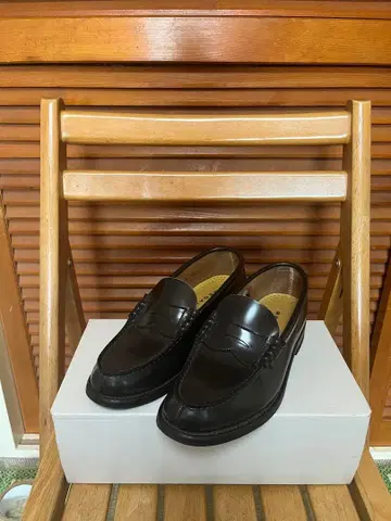 새상품급 REGAL 블랙 가죽 로퍼 리갈