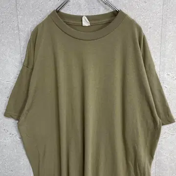 미군 미국군 트레이닝 셔츠 무지 올리브 티셔츠 2XL