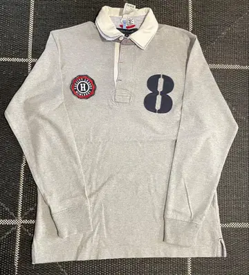 HILFIGER 긴팔 피케 셔츠 그레이 클리닝 완료 타미힐피거