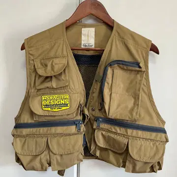 Fox Fire 올드 낚시용 조끼 와펜 포함