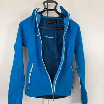 MAMMUT 후드 부착 자켓 XS 파랑